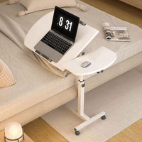 Folding Laptop Stand with Tilt Top and Bar