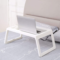 Folding PP Bed Tray with U-Legs and Device Slot