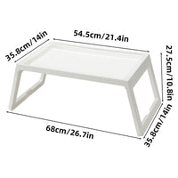 Folding PP Bed Tray with U-Legs and Device Slot