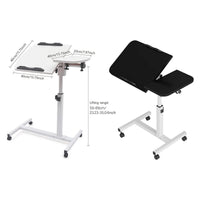 Folding Laptop Stand with Tilt Top and Bar