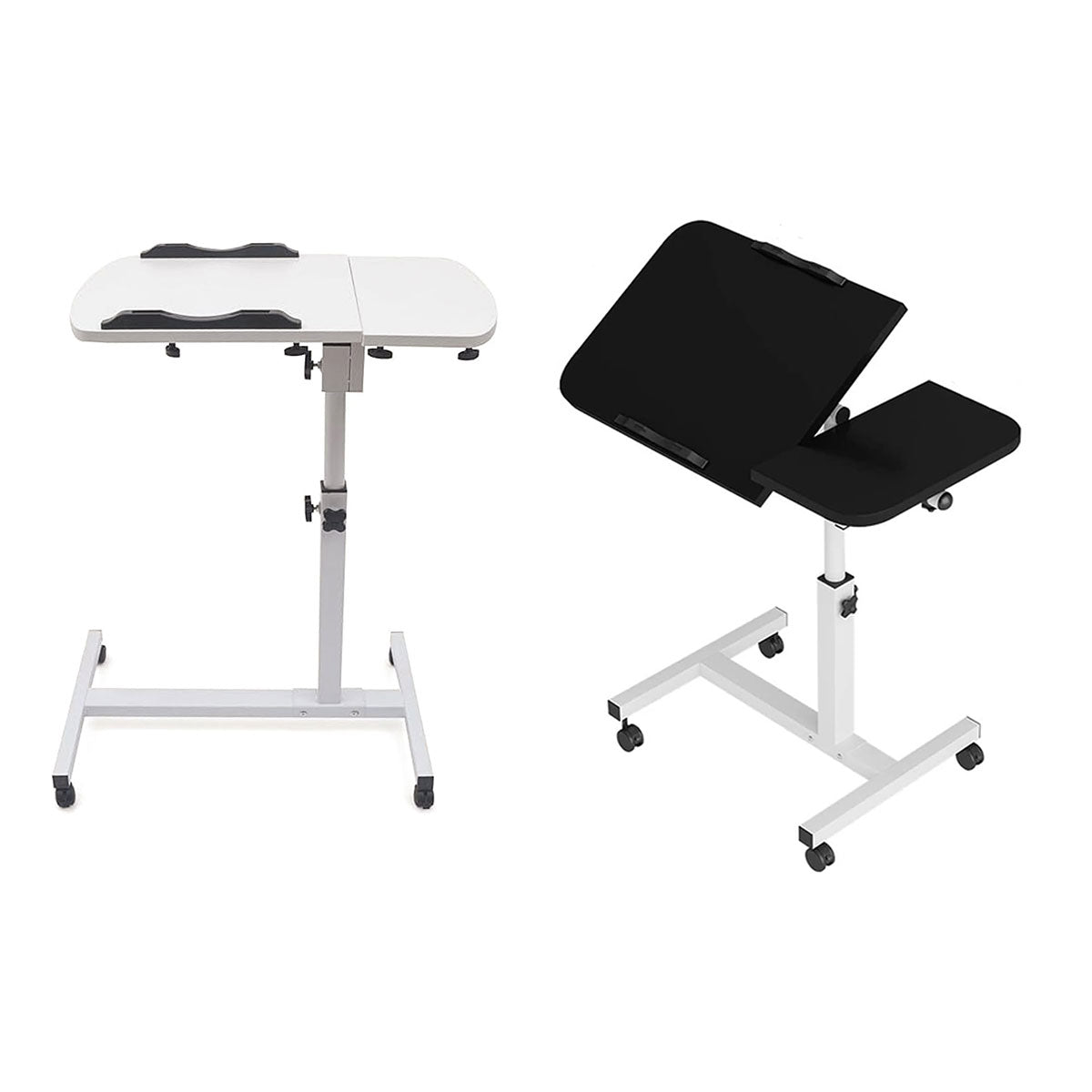 Folding Laptop Stand with Tilt Top and Bar