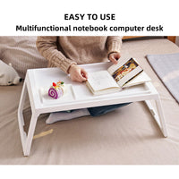 Folding PP Bed Tray with U-Legs and Device Slot