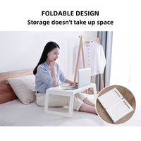 Folding PP Bed Tray with U-Legs and Device Slot