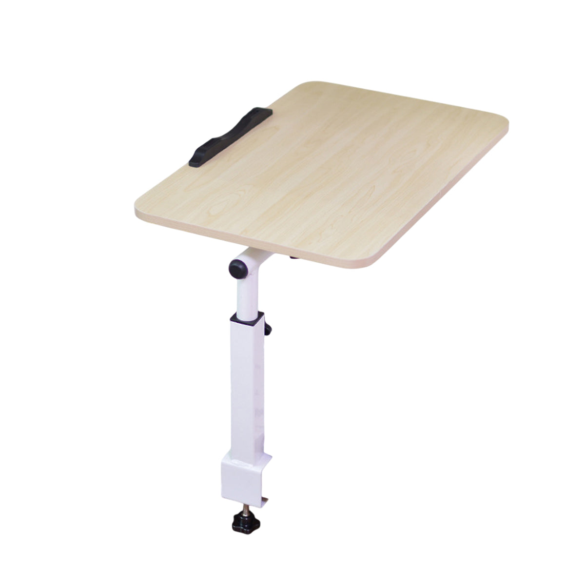 Folding Bedside Study Desk 35-55cm with Cable Duct