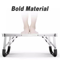 Aluminium Folding Bed Tray Table Lightweight Frame