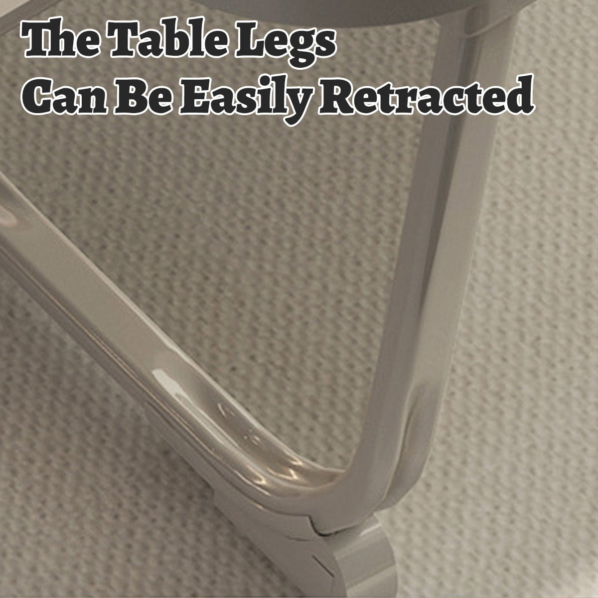 Folding Bed Tray Table with Retractable Legs