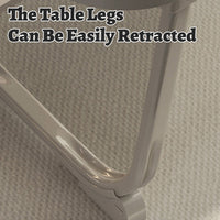 Folding Bed Tray Table with Retractable Legs