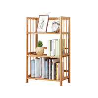 Bamboo 3-Tier Display Shelf for Living Rooms