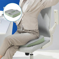 Coccyx Memory Foam Chair Pad with Cover