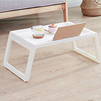 Folding PP Bed Tray with U-Legs and Device Slot