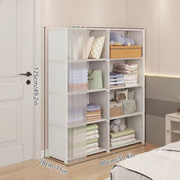 Multi-Tier Floor Storage Rack for Books