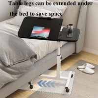 Folding Laptop Stand with Tilt Top and Bar