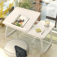 Folding Bedside Tray 21.6x12.6 Inch Tilt Top