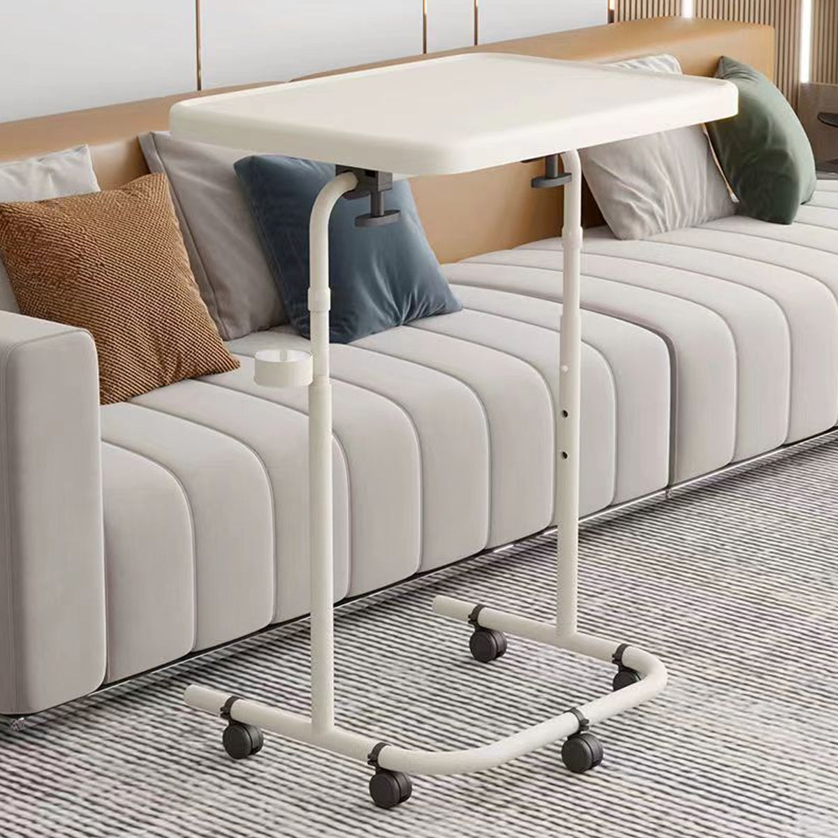 Rolling Laptop Cart with Three Heights Tilt