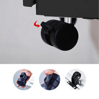 Under-Desk Rolling 3-Drawer Cabinet with Top Lock