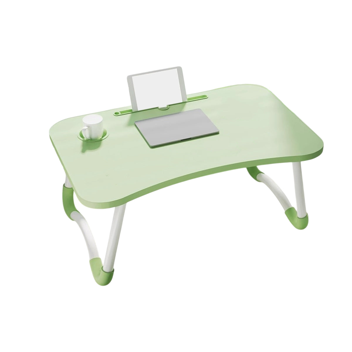 Folding Green Bedside Tray with Board Build