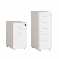 Rolling Steel Drawer Cabinet with Keyed Lock