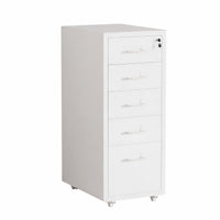 Rolling Steel Drawer Cabinet with Keyed Lock