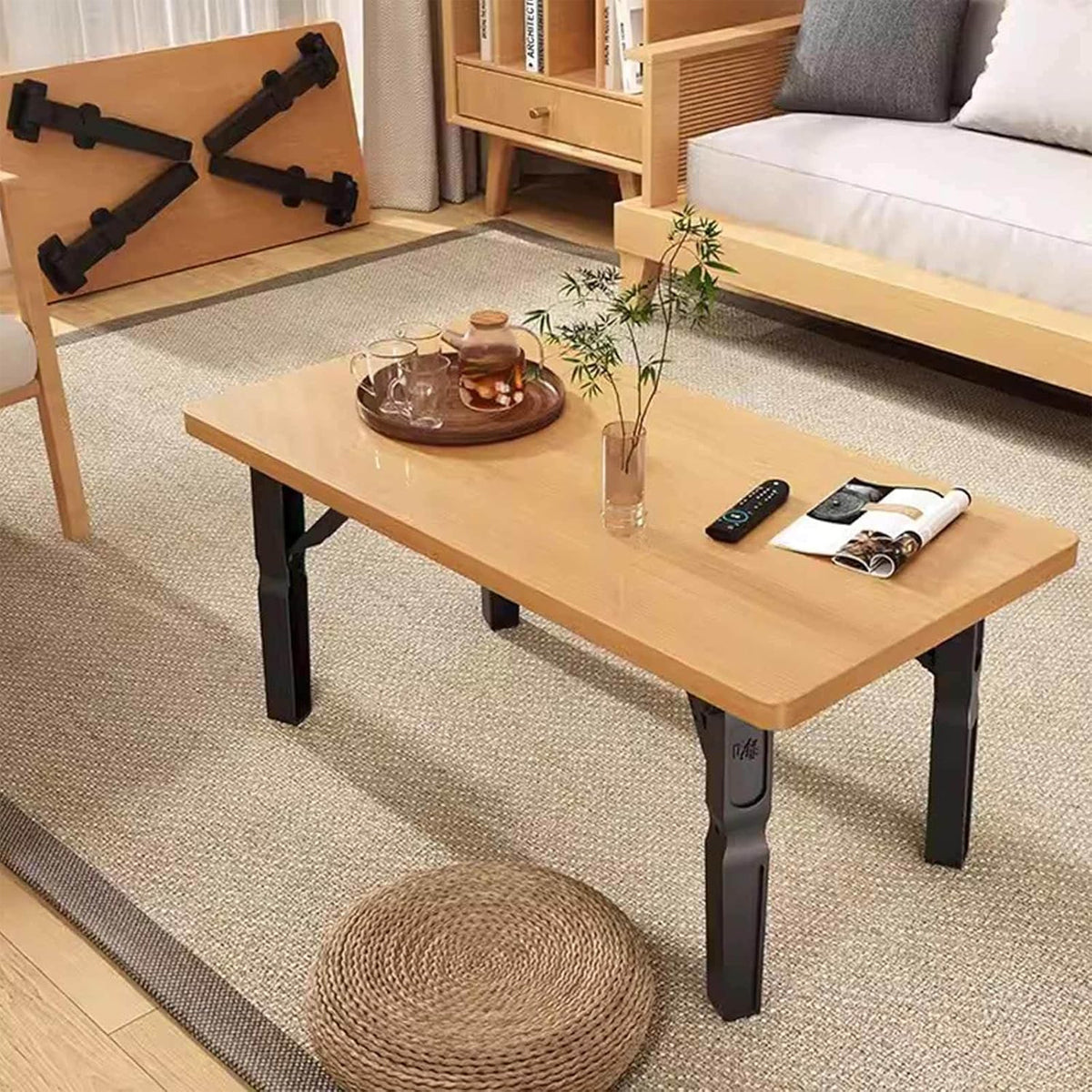 Compact Folding Side Table for Apartments