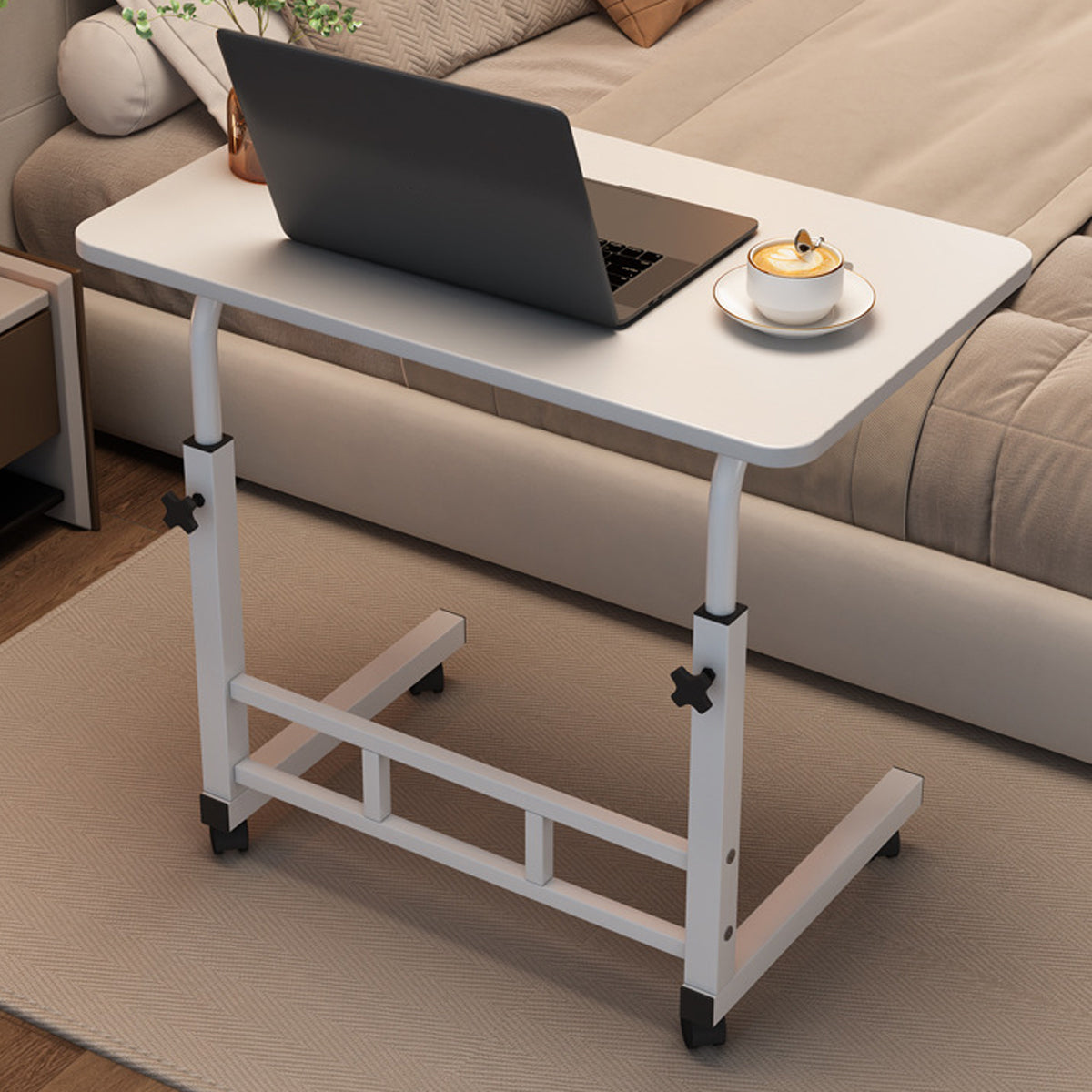 Rolling Laptop Cart 60-90cm with Tilt Surface