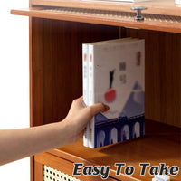 Lattice Front Storage Cabinet with Flip Doors