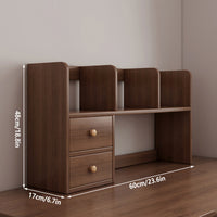 Solid Wood Desk Riser 23.6 Inch with Two Tiers