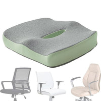 Coccyx Memory Foam Chair Pad with Cover