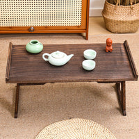 Paulownia Wood Tea Serving Table that Folds