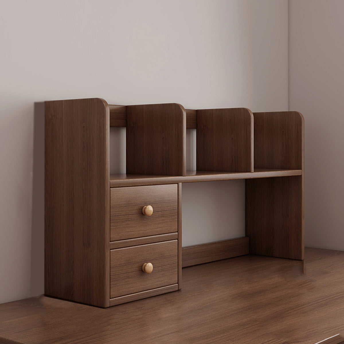 Solid Wood Desk Riser 23.6 Inch with Two Tiers