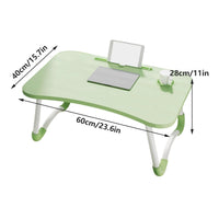 Folding Green Bedside Tray with Board Build