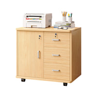 Rolling 23-Inch Cabinet with Locking Drawers