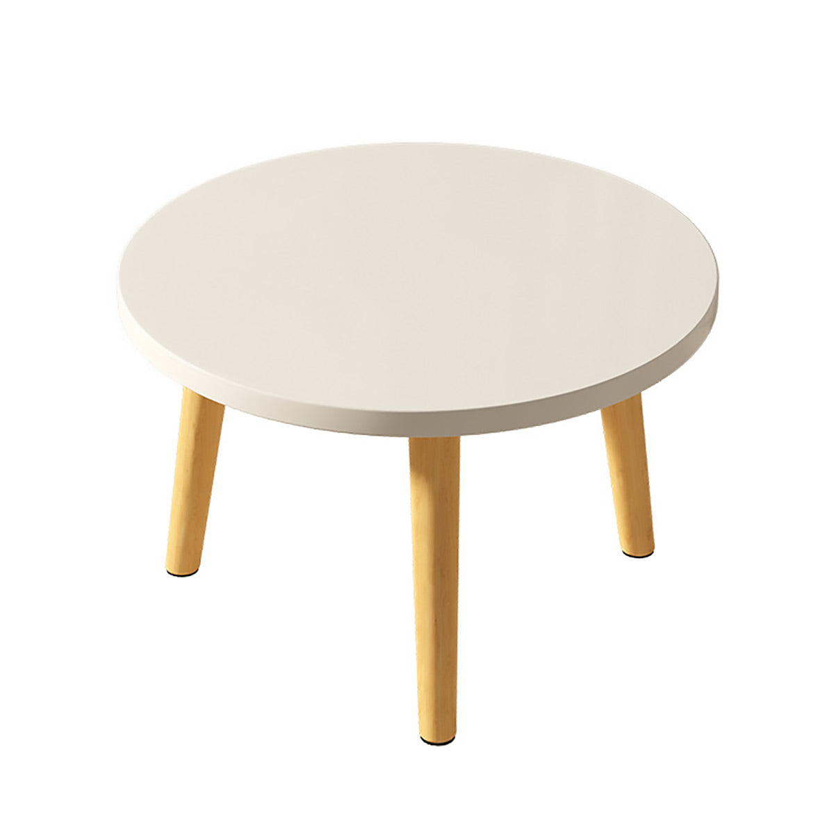 Round Solid Wood Side Table 40x30cm