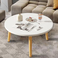 Round Solid Wood Side Table 40x30cm