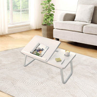 Folding Bedside Tray 21.6x12.6 Inch Tilt Top