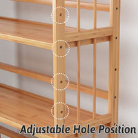 Bamboo 3-Tier Display Shelf for Living Rooms