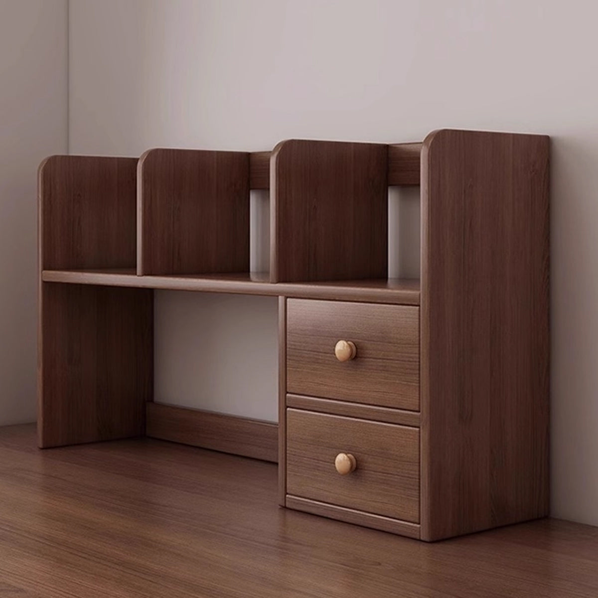 Solid Wood Desk Riser 23.6 Inch with Two Tiers