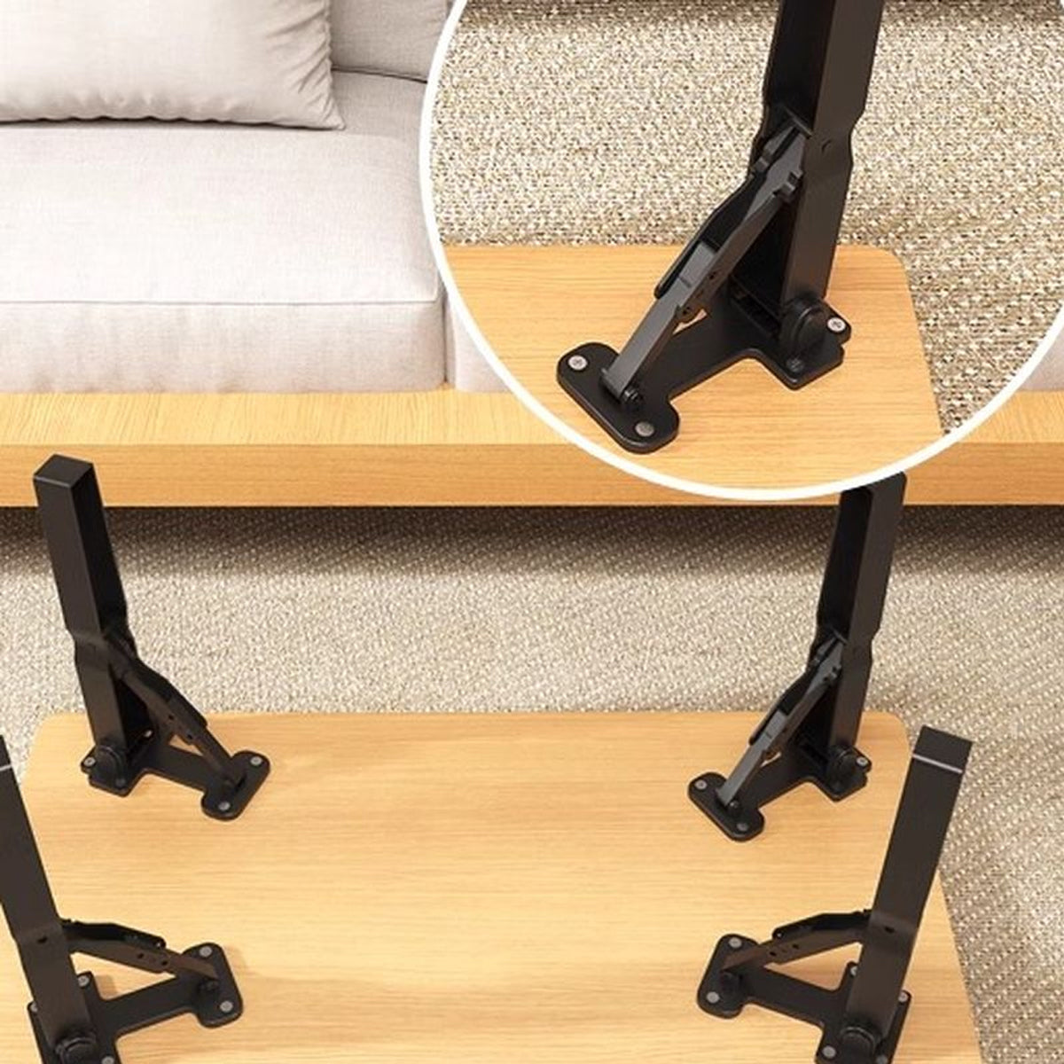 Compact Folding Side Table for Apartments