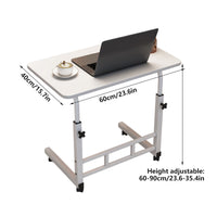 Rolling Laptop Cart 60-90cm with Tilt Surface