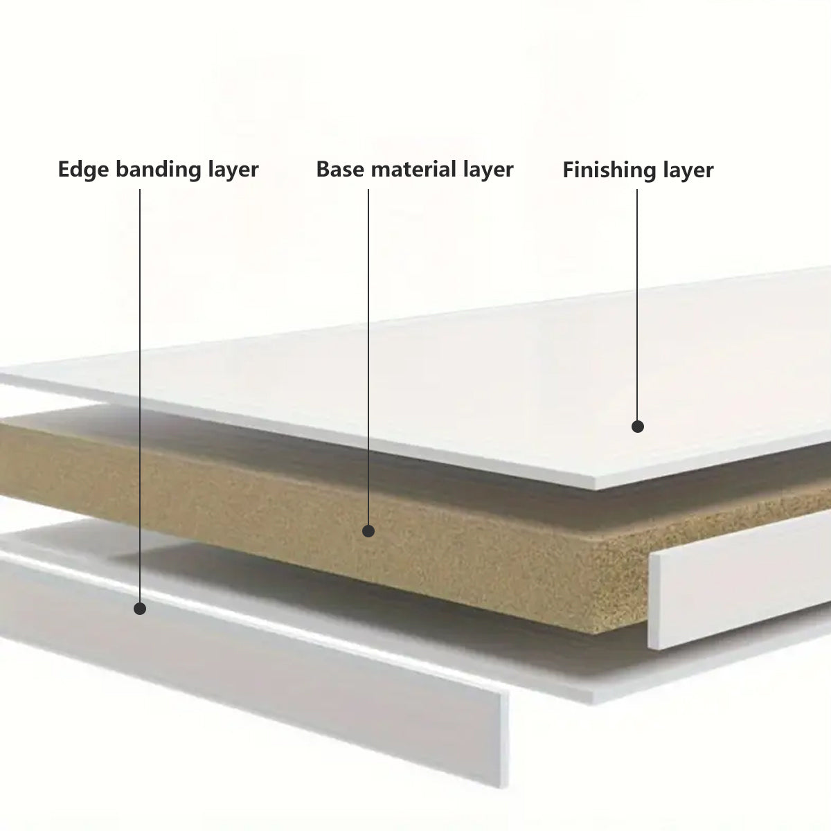 Rolling Liftable Side Table 69-103cm Frame