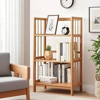 Bamboo 3-Tier Display Shelf for Living Rooms