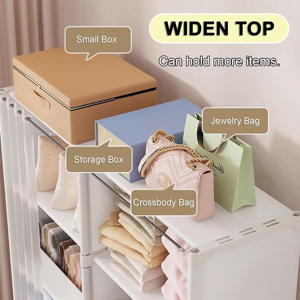 Multi-Tier Floor Storage Rack for Books