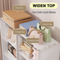 Multi-Tier Floor Storage Rack for Books