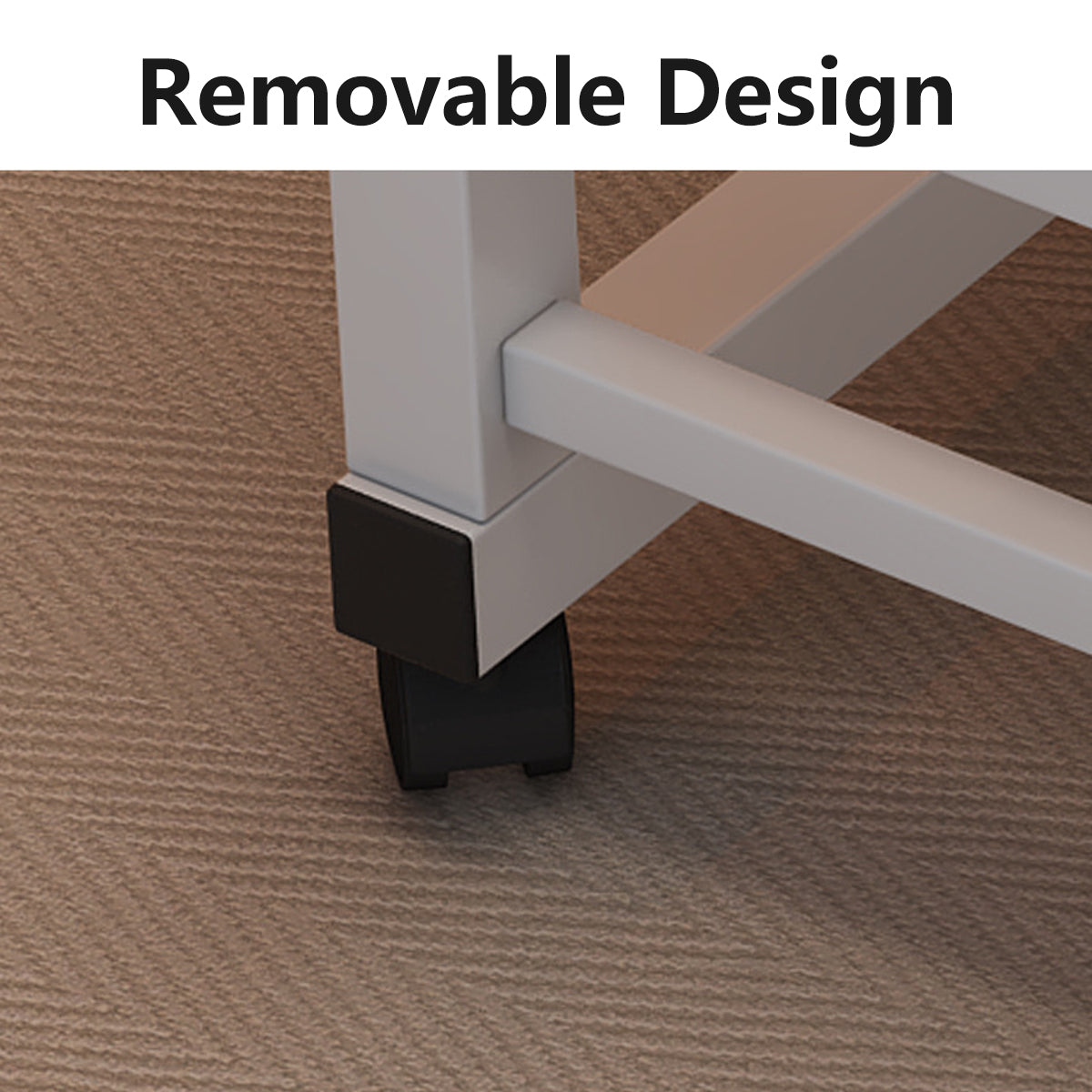 Rolling Laptop Cart 60-90cm with Tilt Surface