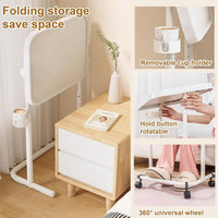 Rolling Laptop Cart with Three Heights Tilt