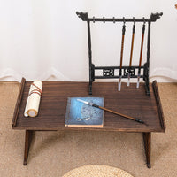 Paulownia Wood Tea Serving Table that Folds