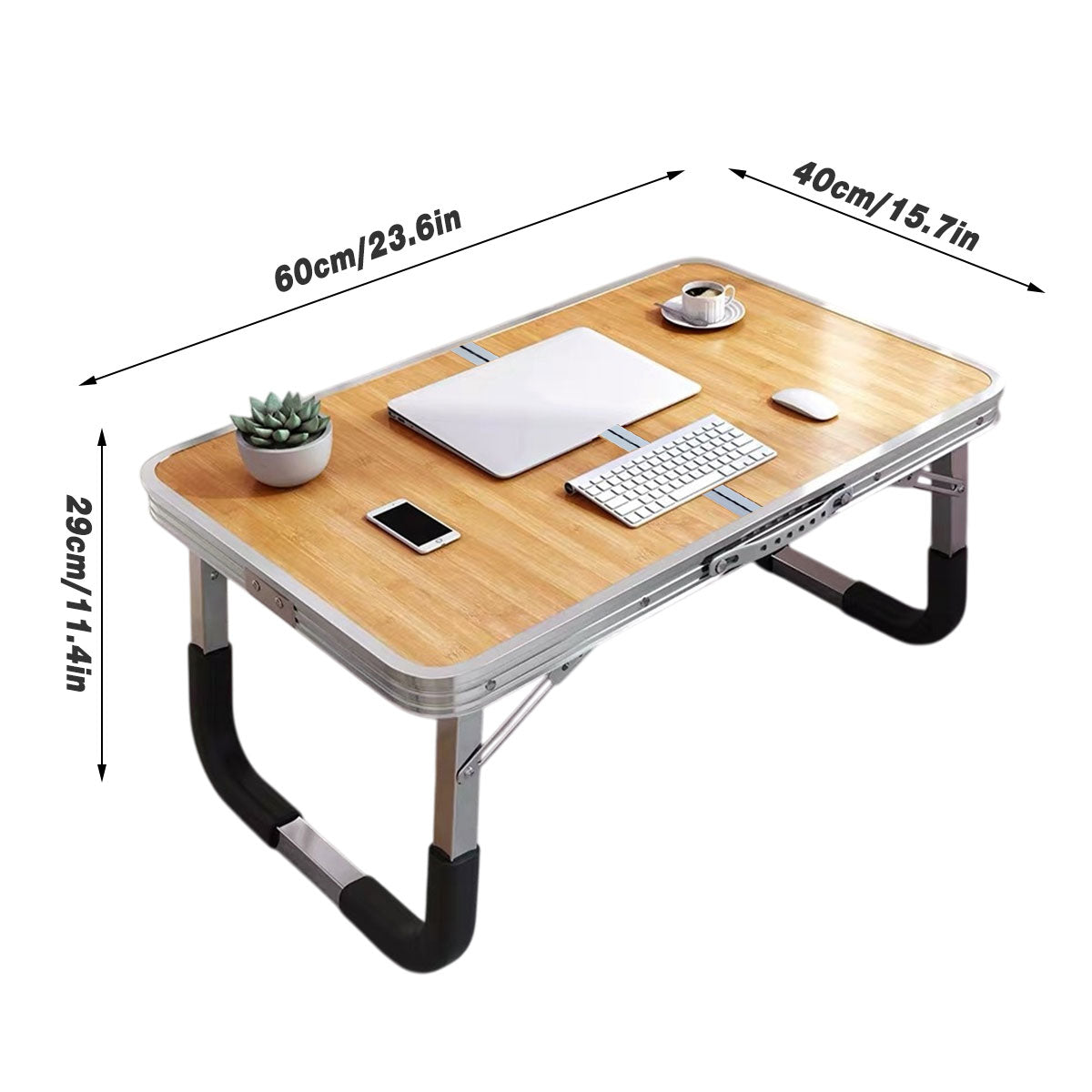 Aluminium Folding Bed Tray Table Lightweight Frame