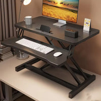 Pneumatic Desk Riser 15-43cm Dual-Layer Top