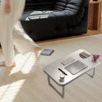 Folding Bed Tray Table with Retractable Legs