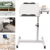 Folding Laptop Stand with Tilt Top and Bar