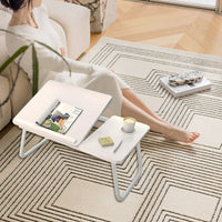 Folding Bedside Tray 21.6x12.6 Inch Tilt Top